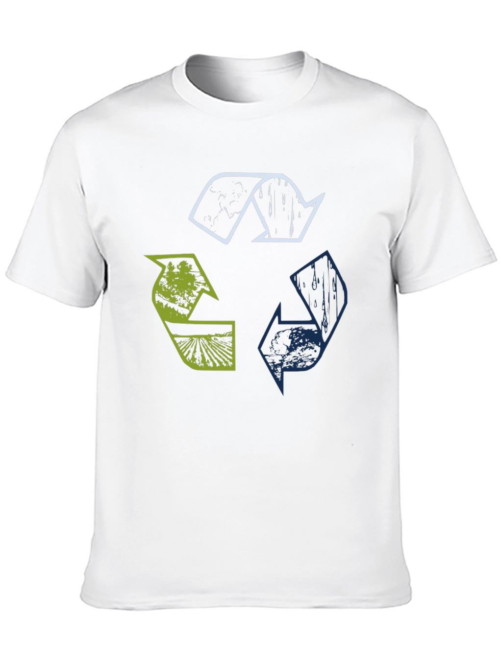 Eco Recycle Symbol Graphic T-Shirt
