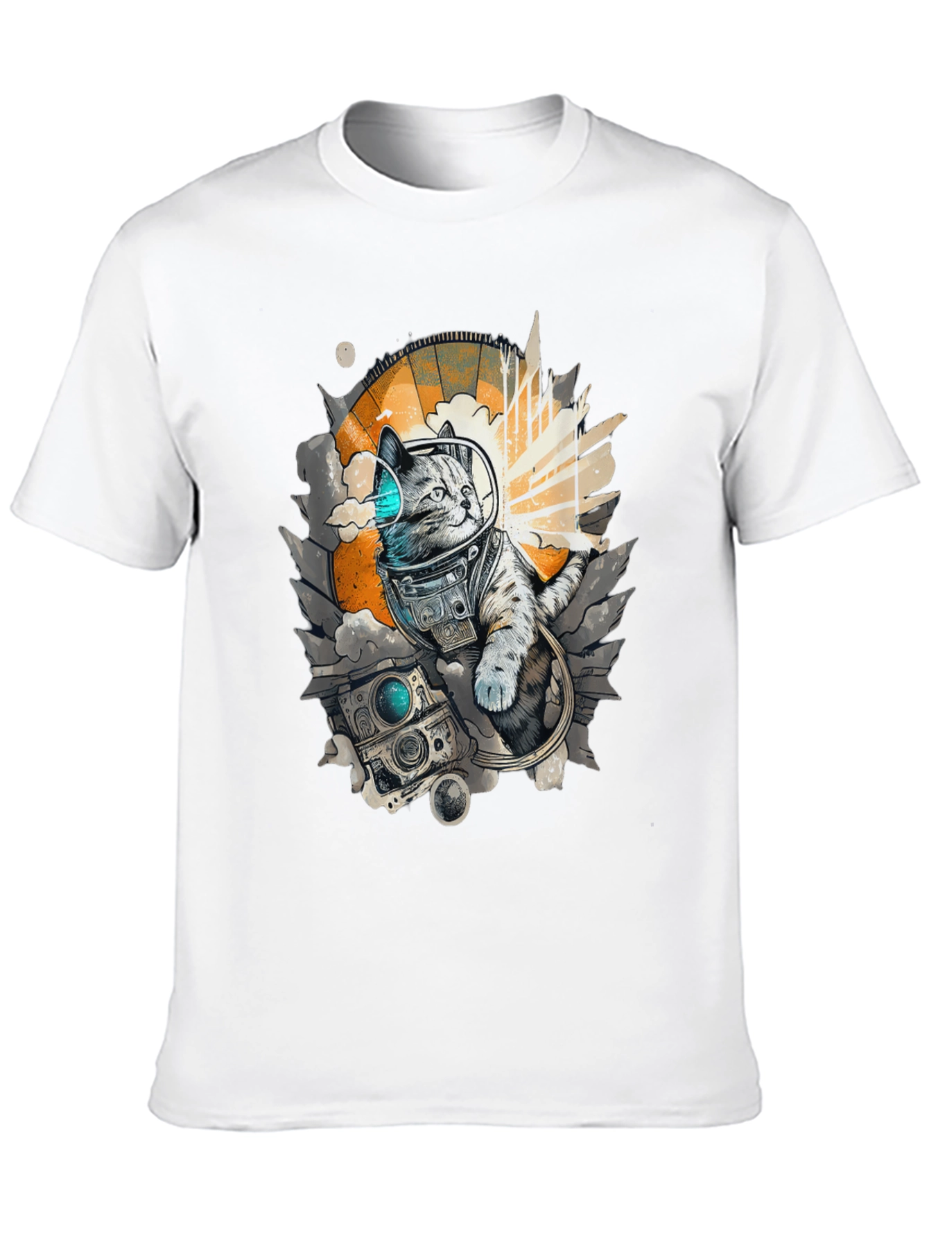 Cosmic Cat T-Shirt - Space Adventure!