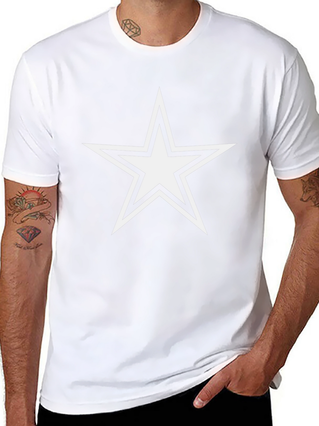 Dallas Cowboys Star T-Shirt - Black