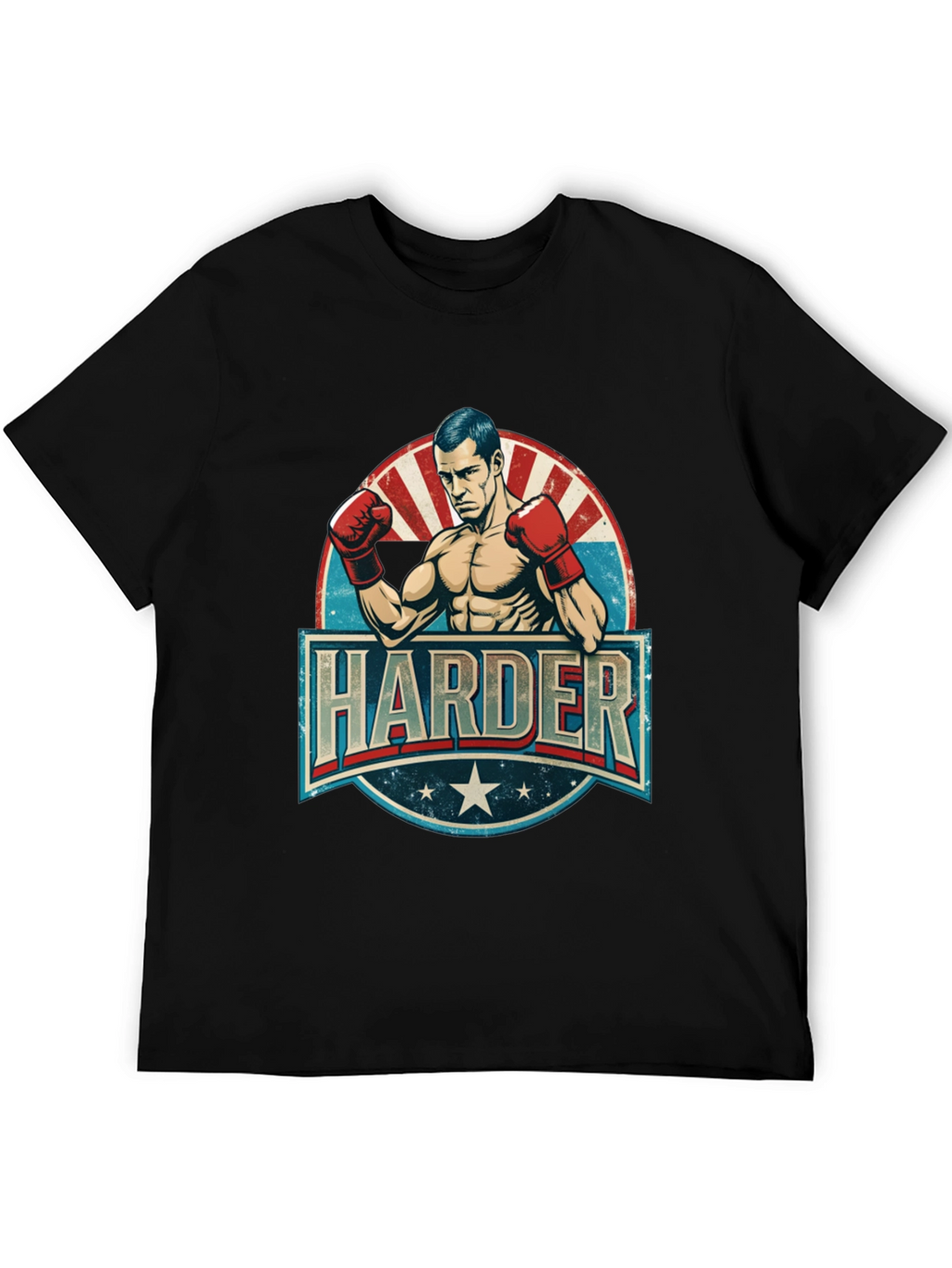 Harder Boxer Graphic T-Shirt