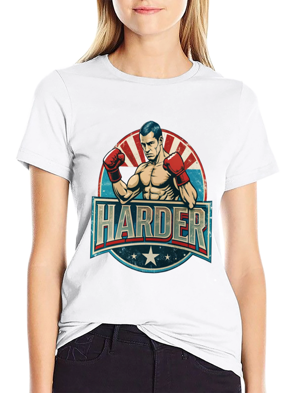 Harder Boxer Graphic T-Shirt