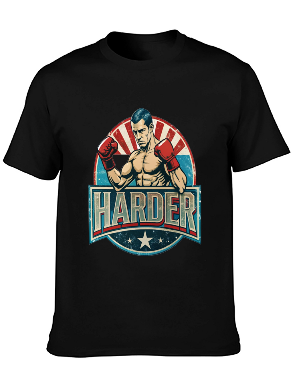 Harder Boxer Graphic T-Shirt