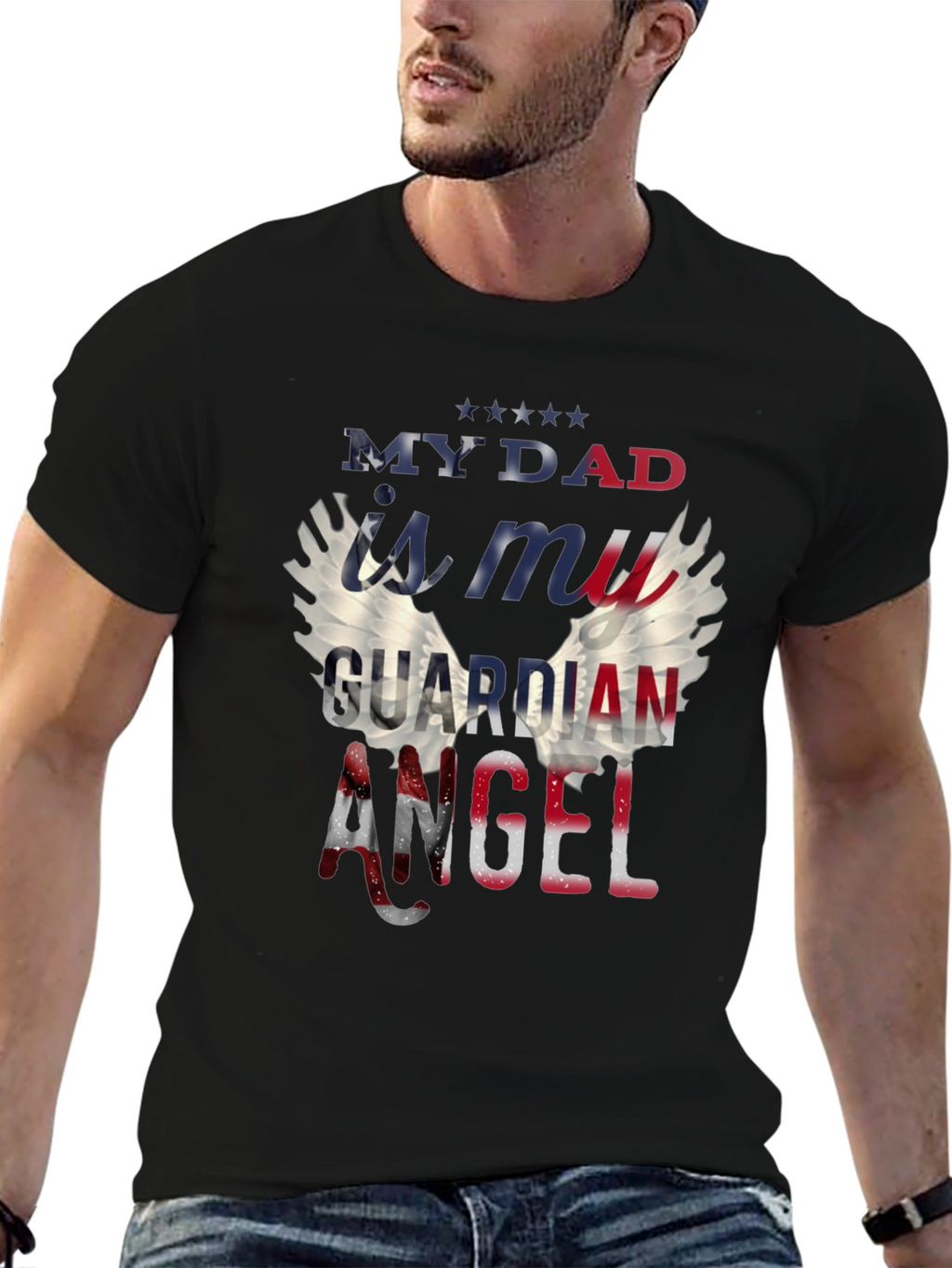 My Dad is My Guardian Angel T-Shirt