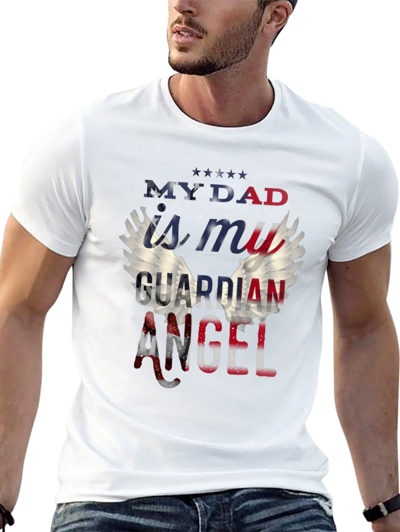 My Dad is My Guardian Angel T-Shirt