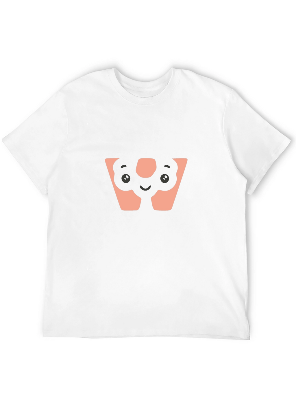 Unique Graphic T-Shirt - W Face Design