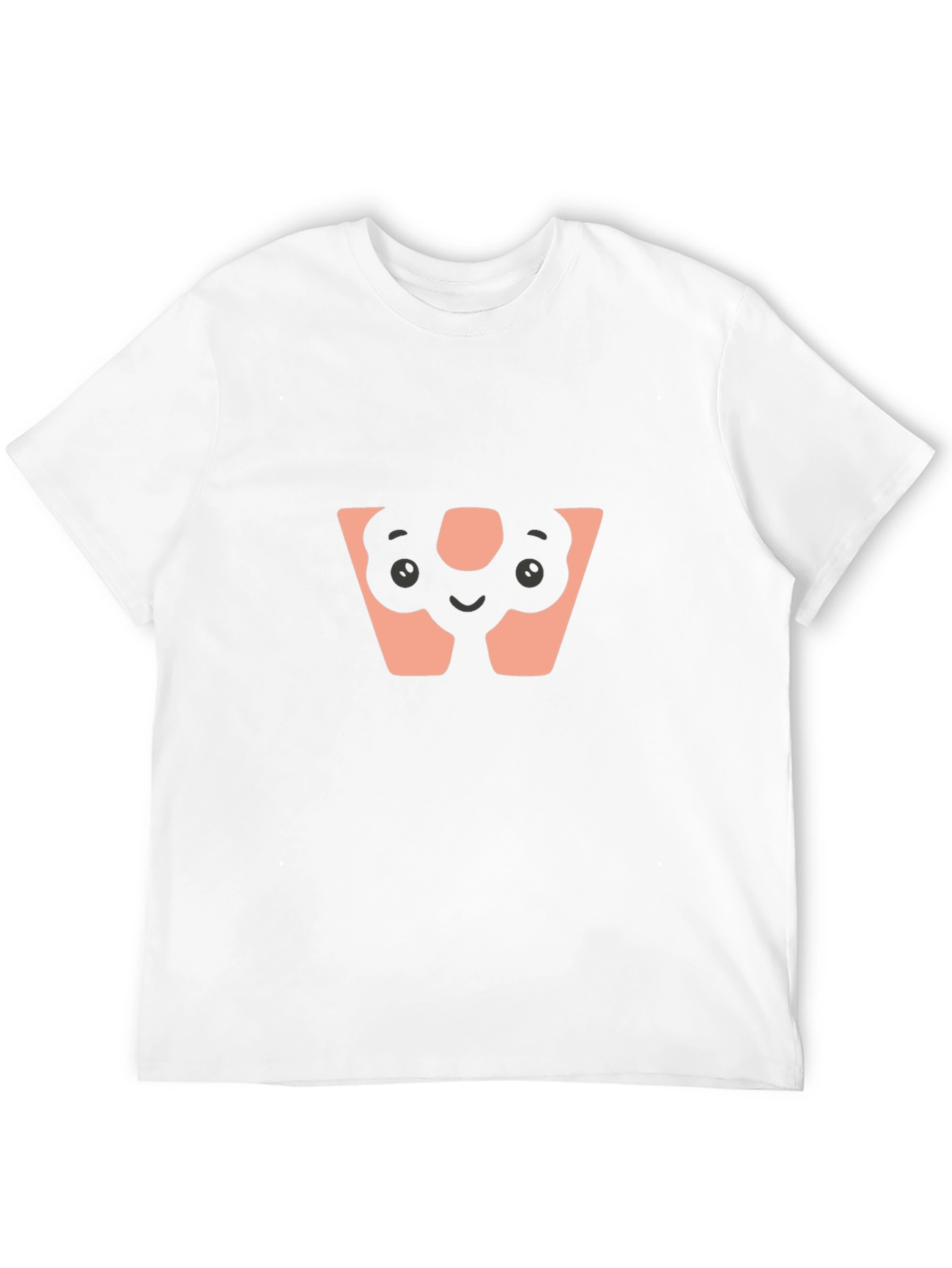 Unique Graphic T-Shirt - W Face Design
