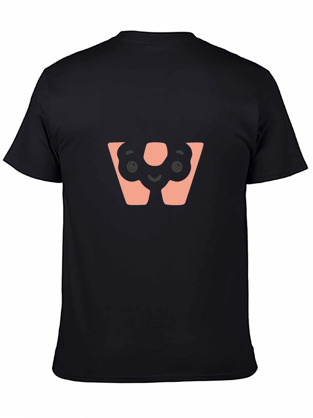 Unique Graphic T-Shirt - W Face Design