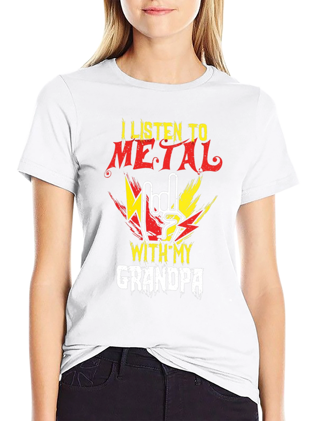 Metal Music Grandpa T-Shirt