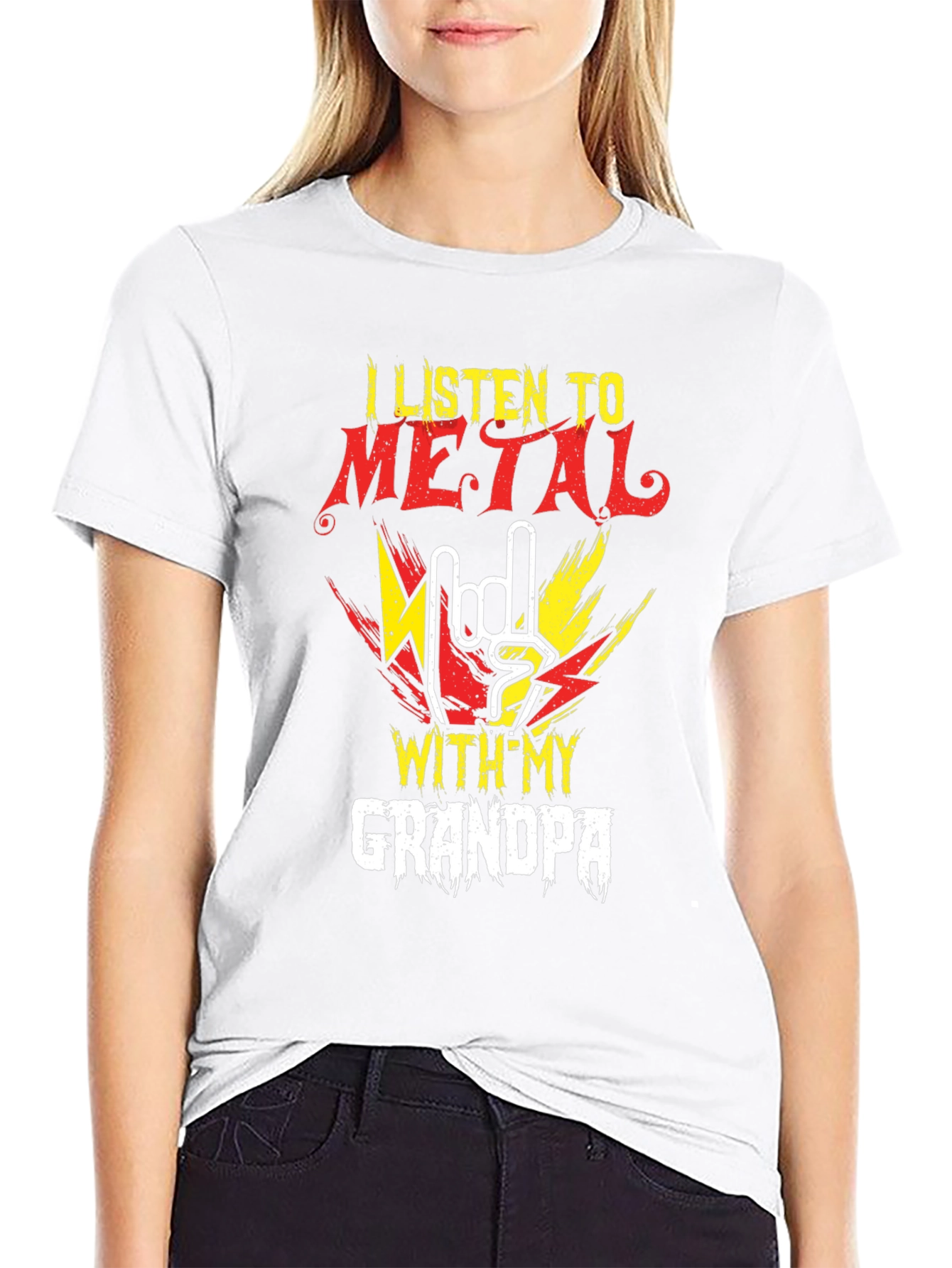 Metal Music Grandpa T-Shirt
