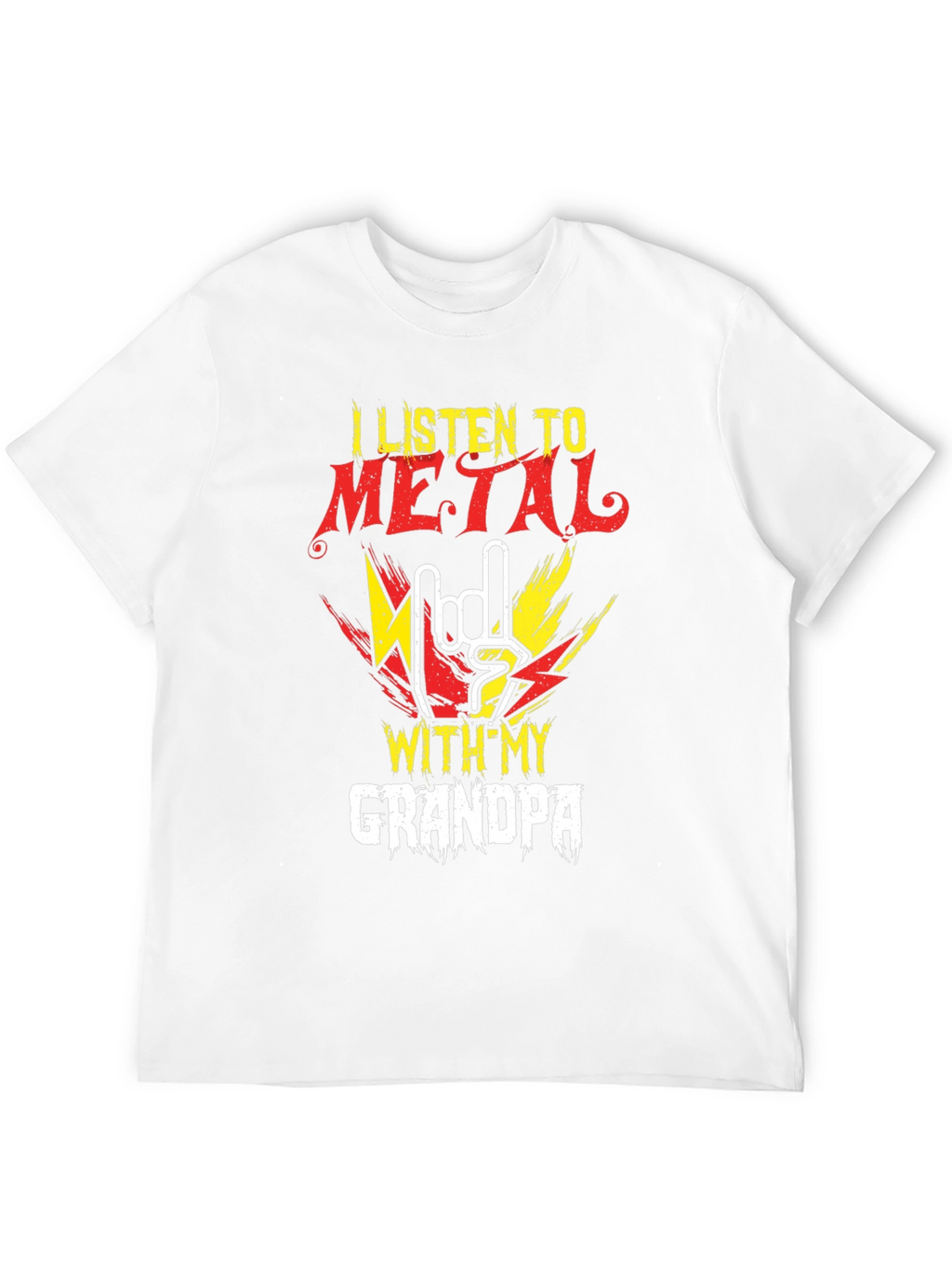 Metal Music Grandpa T-Shirt