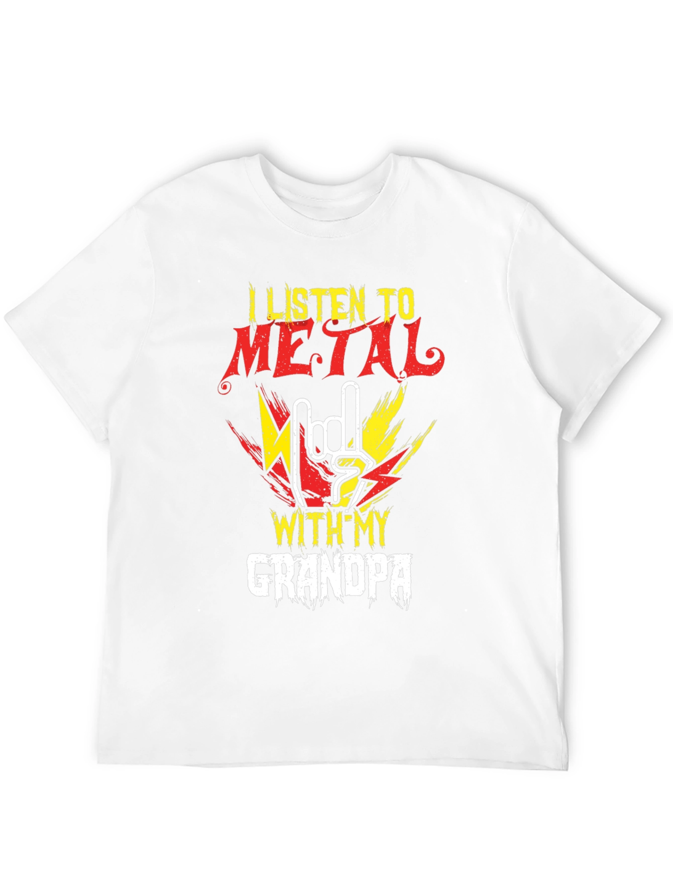 Metal Music Grandpa T-Shirt