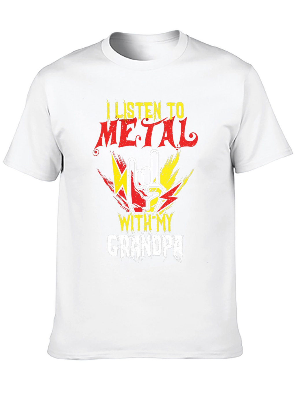 Metal Music Grandpa T-Shirt