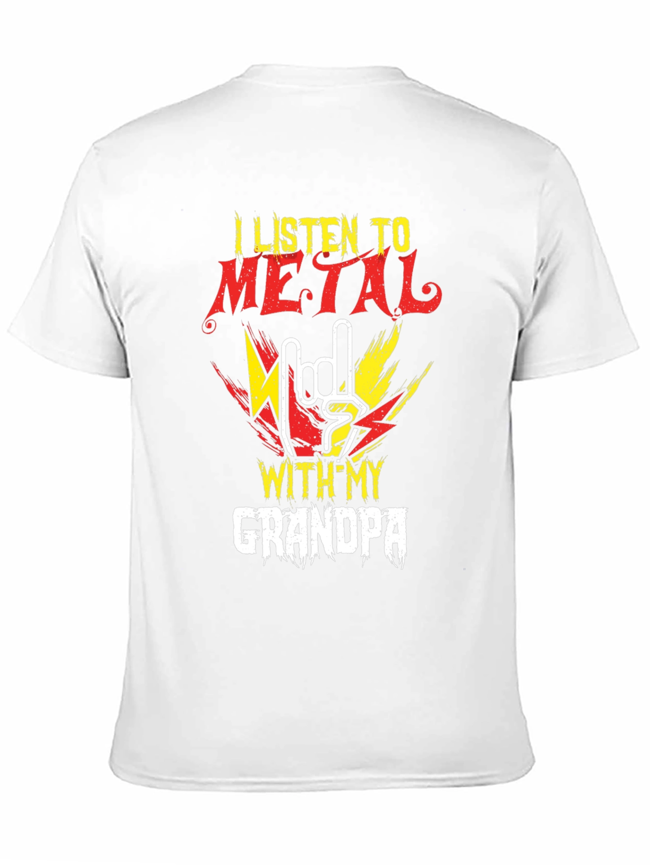 Metal Music Grandpa T-Shirt