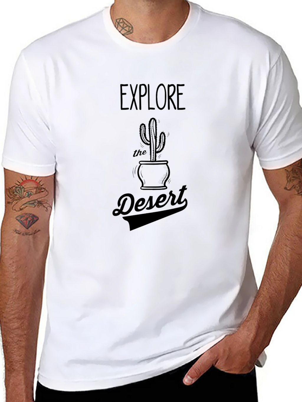 Explore the Desert Graphic Tee - Black