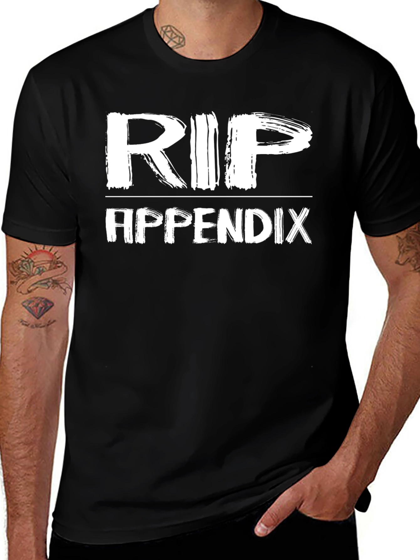 RIP Appendix T-Shirt - Humor Surgery Recovery Tee