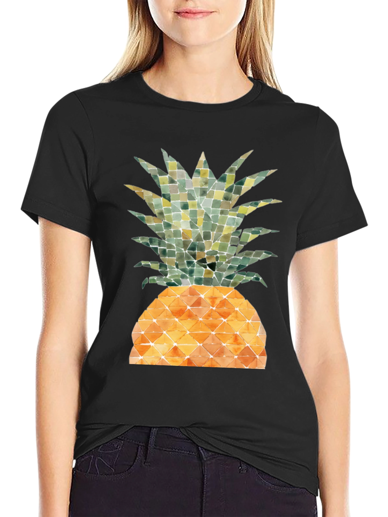 Pineapple Graphic T-Shirt - Tropical Fruit Design