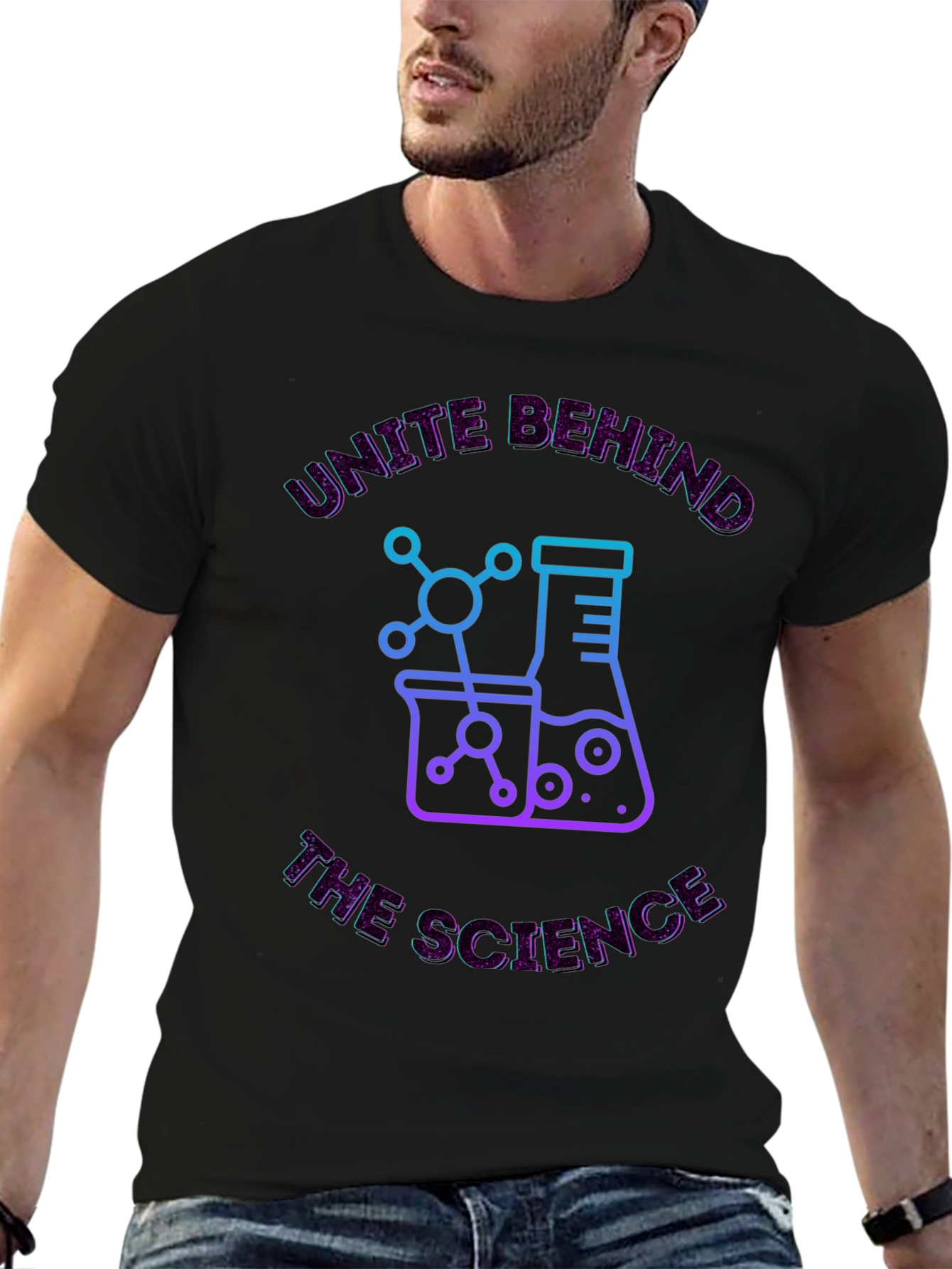 Unite Behind The Science Graphic Tee