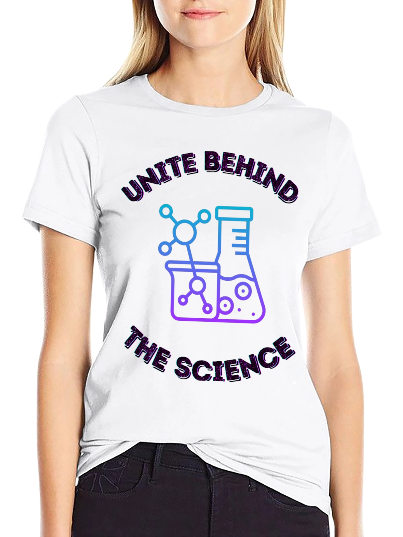 Unite Behind The Science Graphic Tee