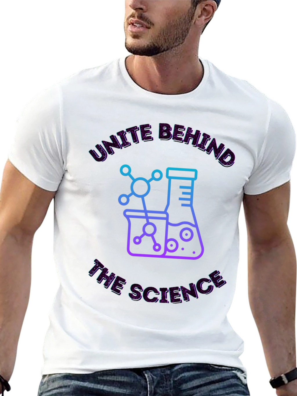 Unite Behind The Science Graphic Tee