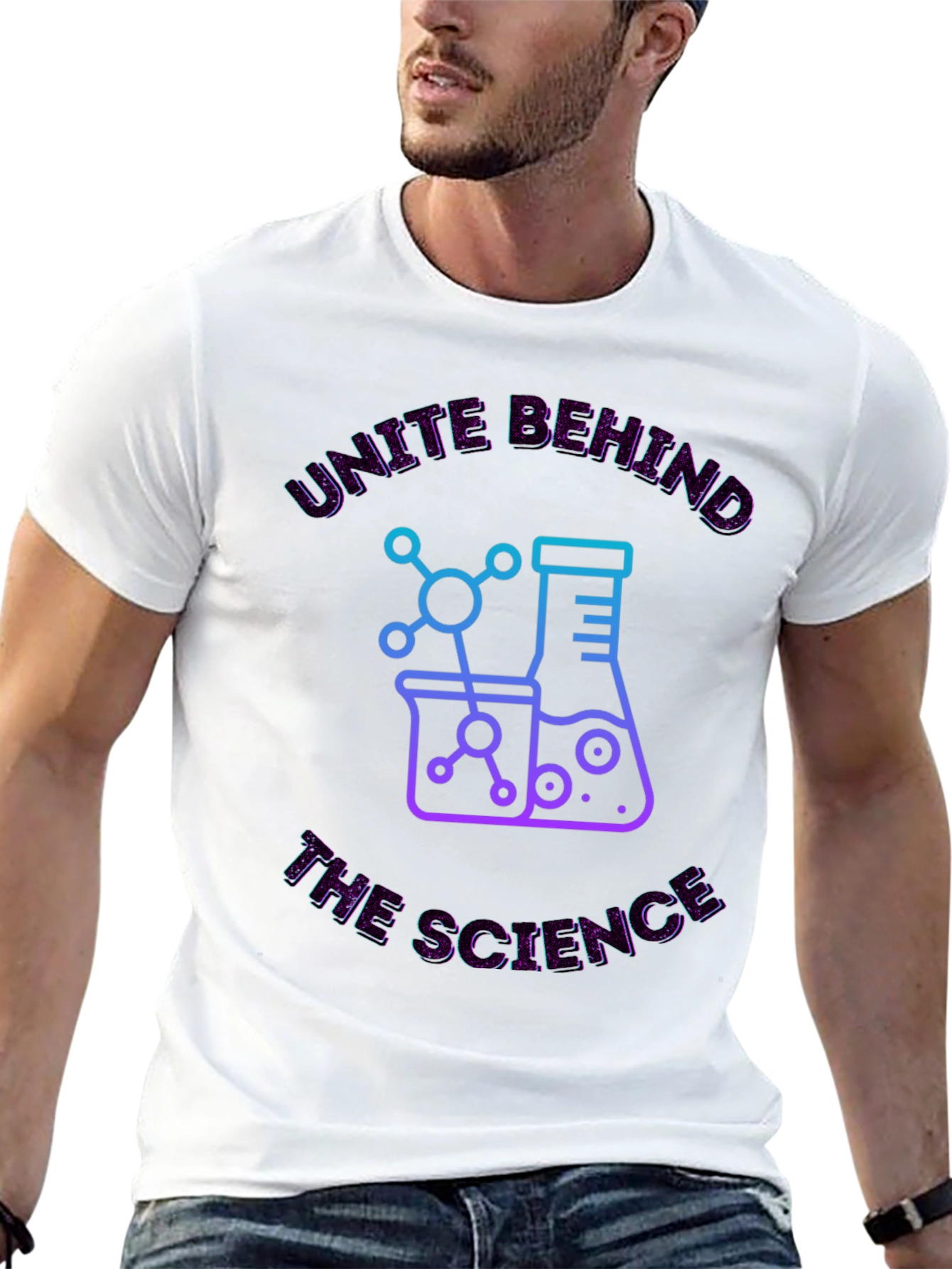 Unite Behind The Science Graphic Tee