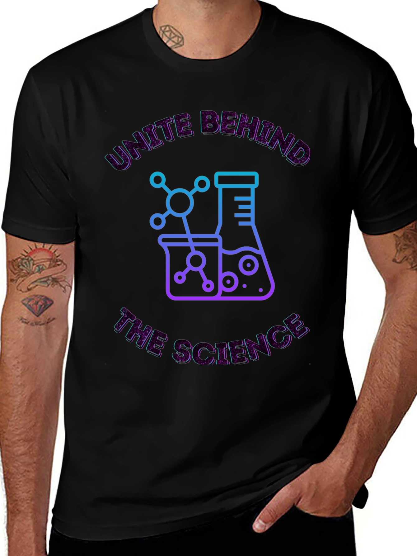 Unite Behind The Science Graphic Tee