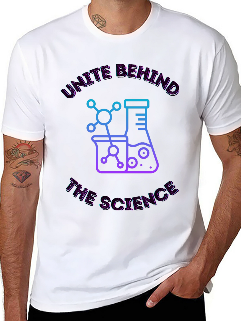 Unite Behind The Science Graphic Tee