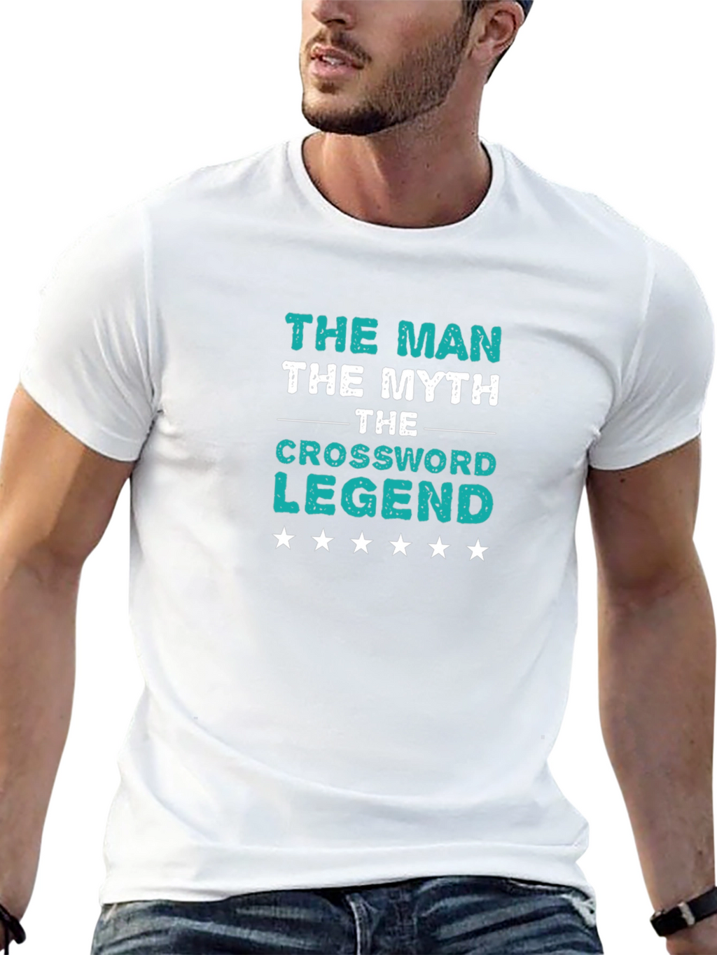 The Crossword Legend T-Shirt - Mythical Mans Tee