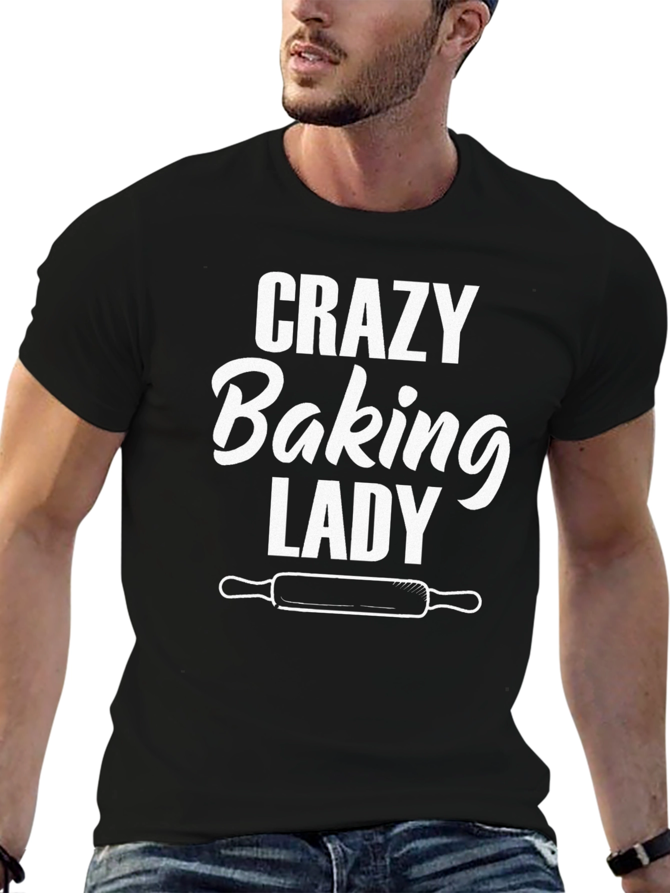 Crazy Baking Lady T-Shirt - Baker Gift