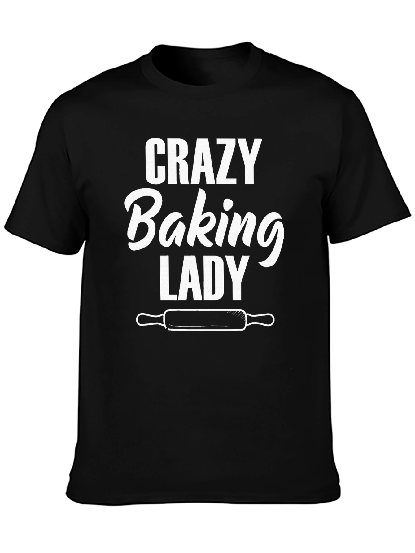 Crazy Baking Lady T-Shirt - Baker Gift