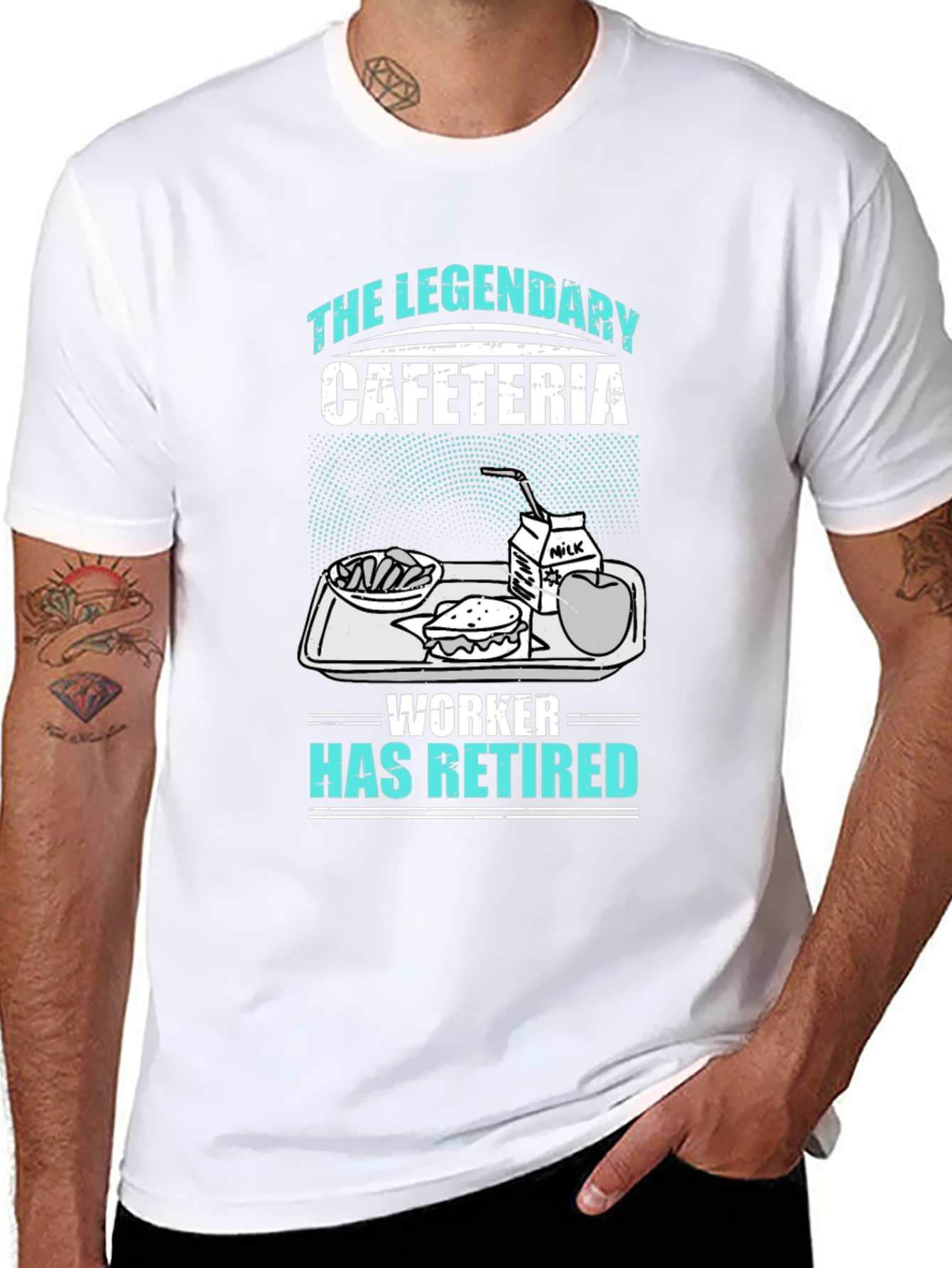 Legendary Cafeteria Worker Retired T-Shirt