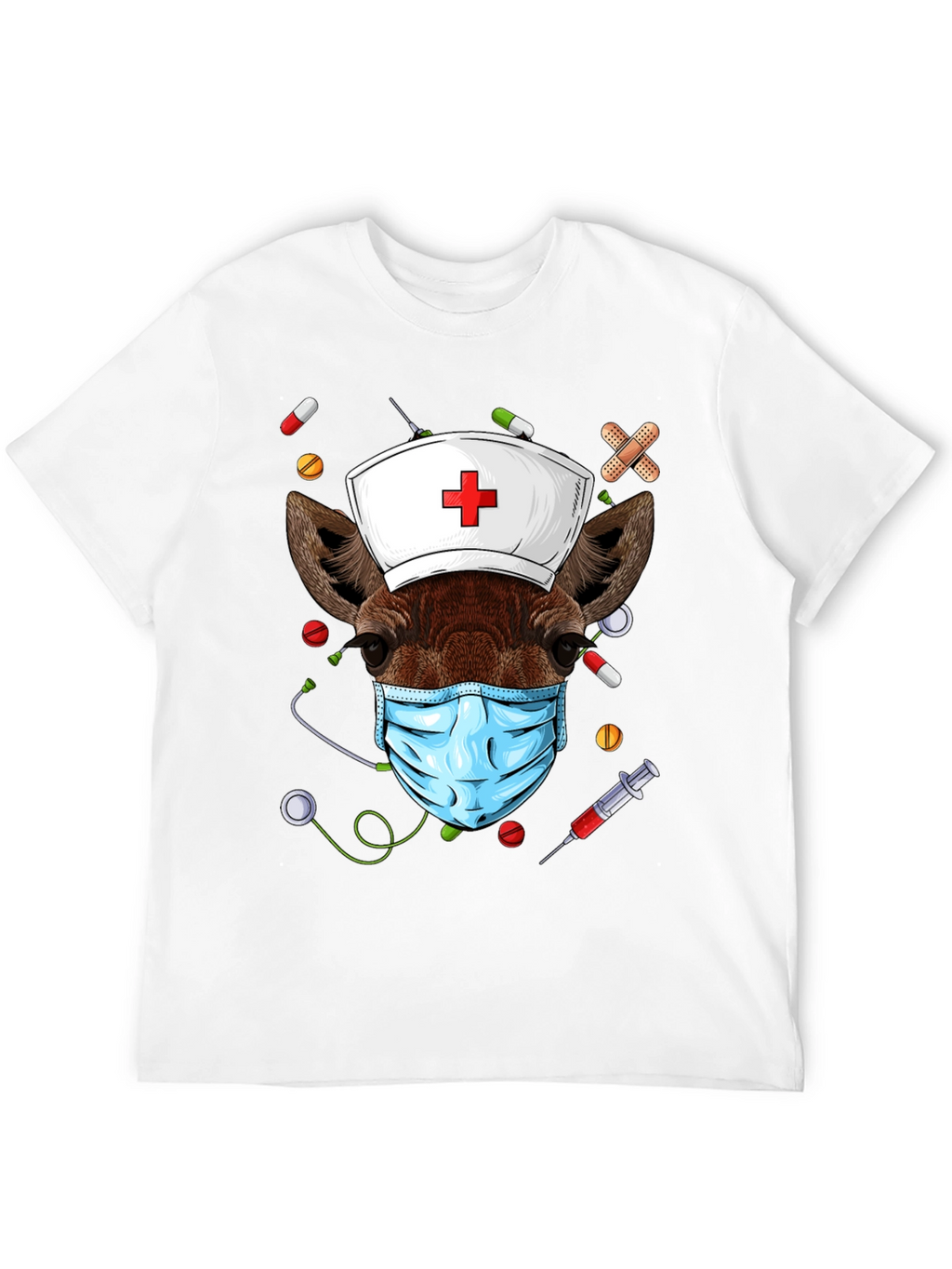 Nurse Giraffe T-Shirt