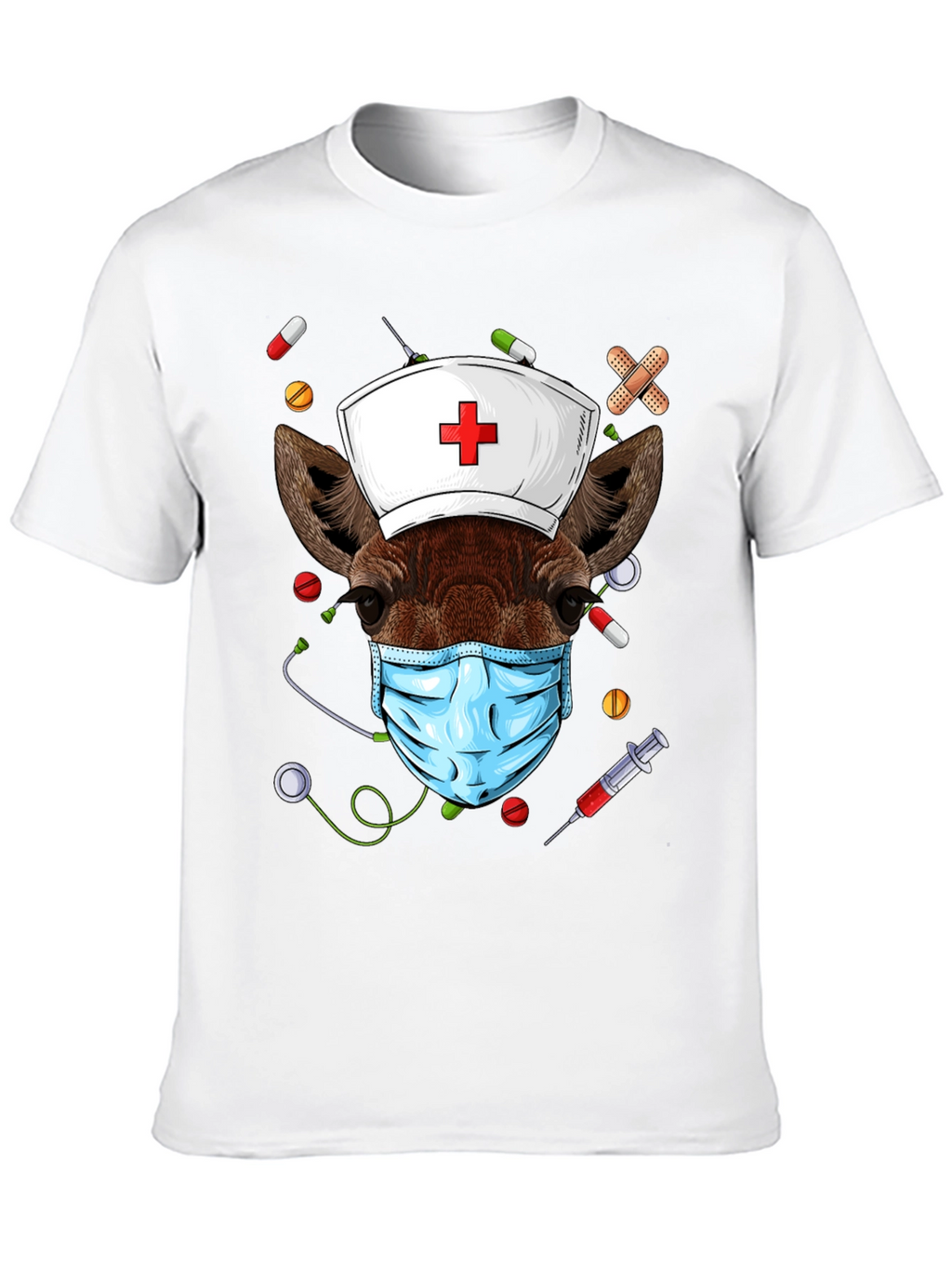 Nurse Giraffe T-Shirt
