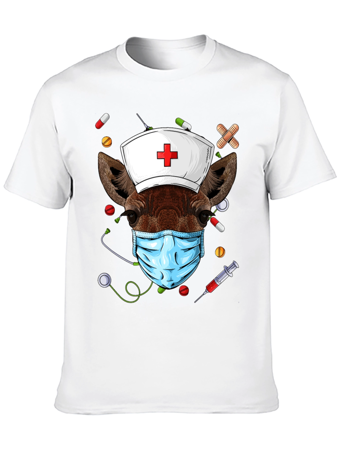 Nurse Giraffe T-Shirt