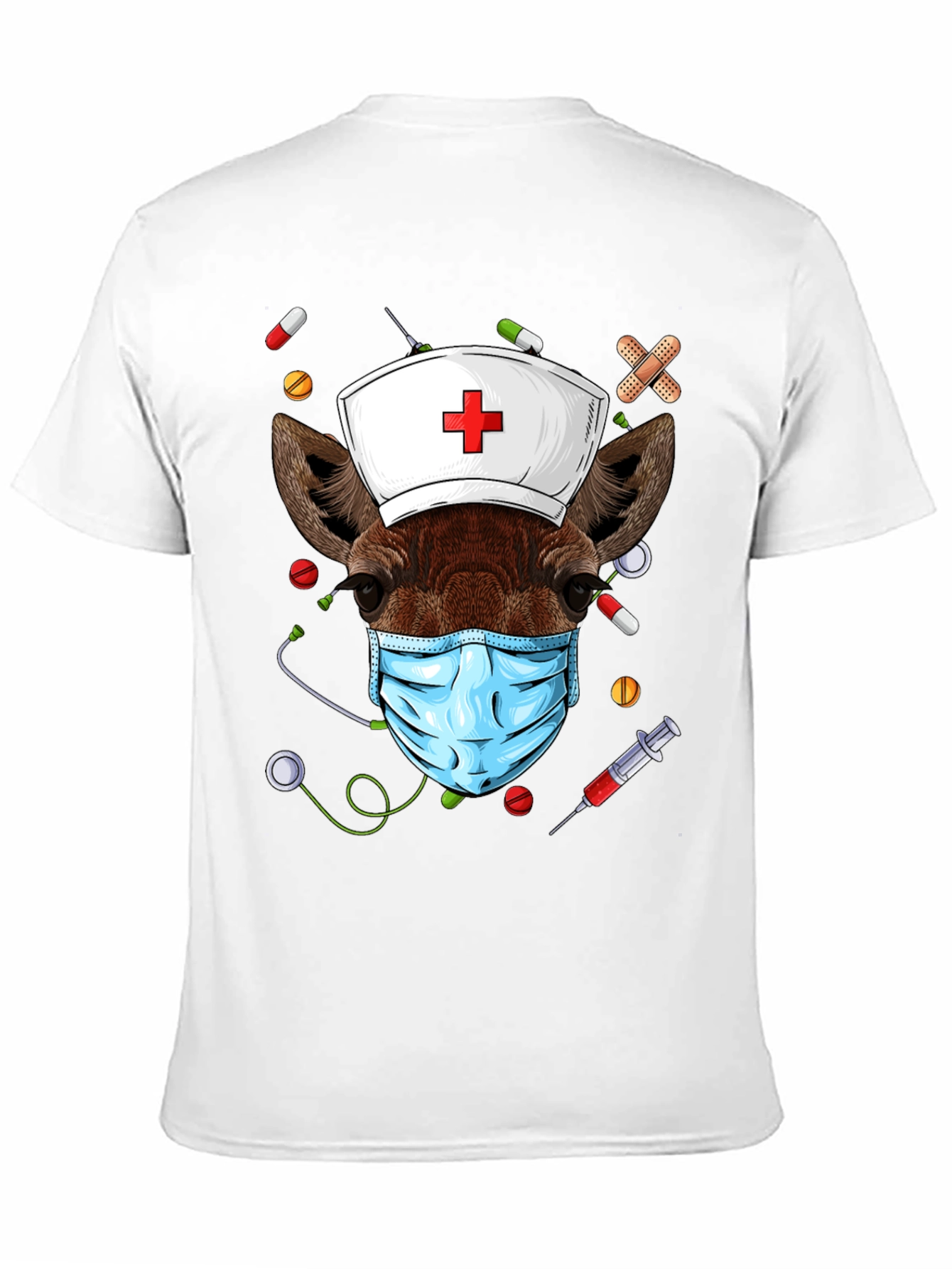 Nurse Giraffe T-Shirt