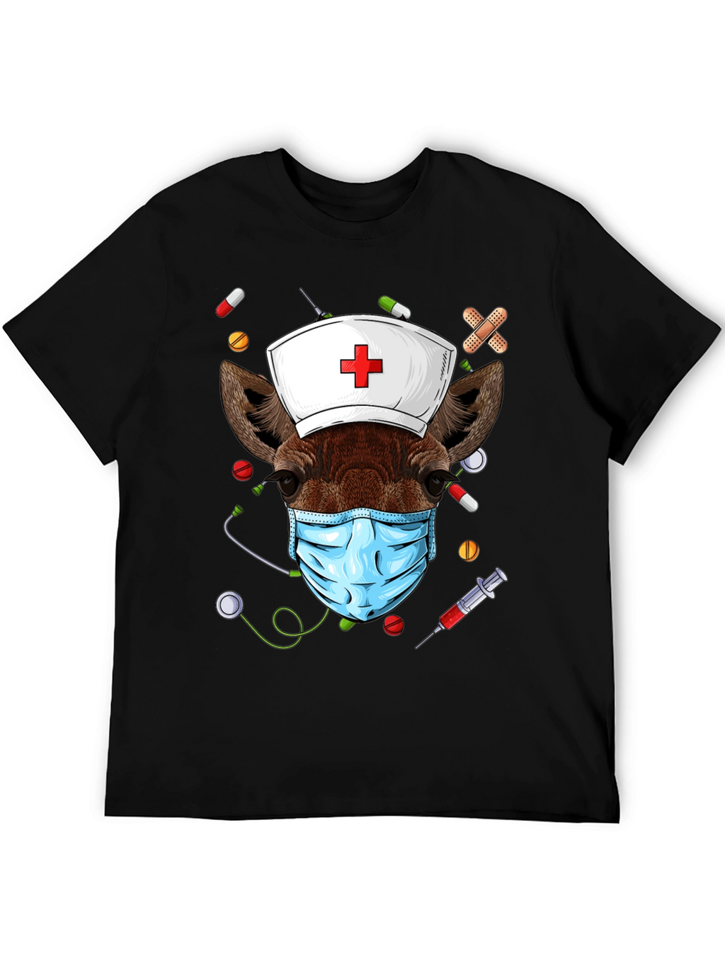 Nurse Giraffe T-Shirt