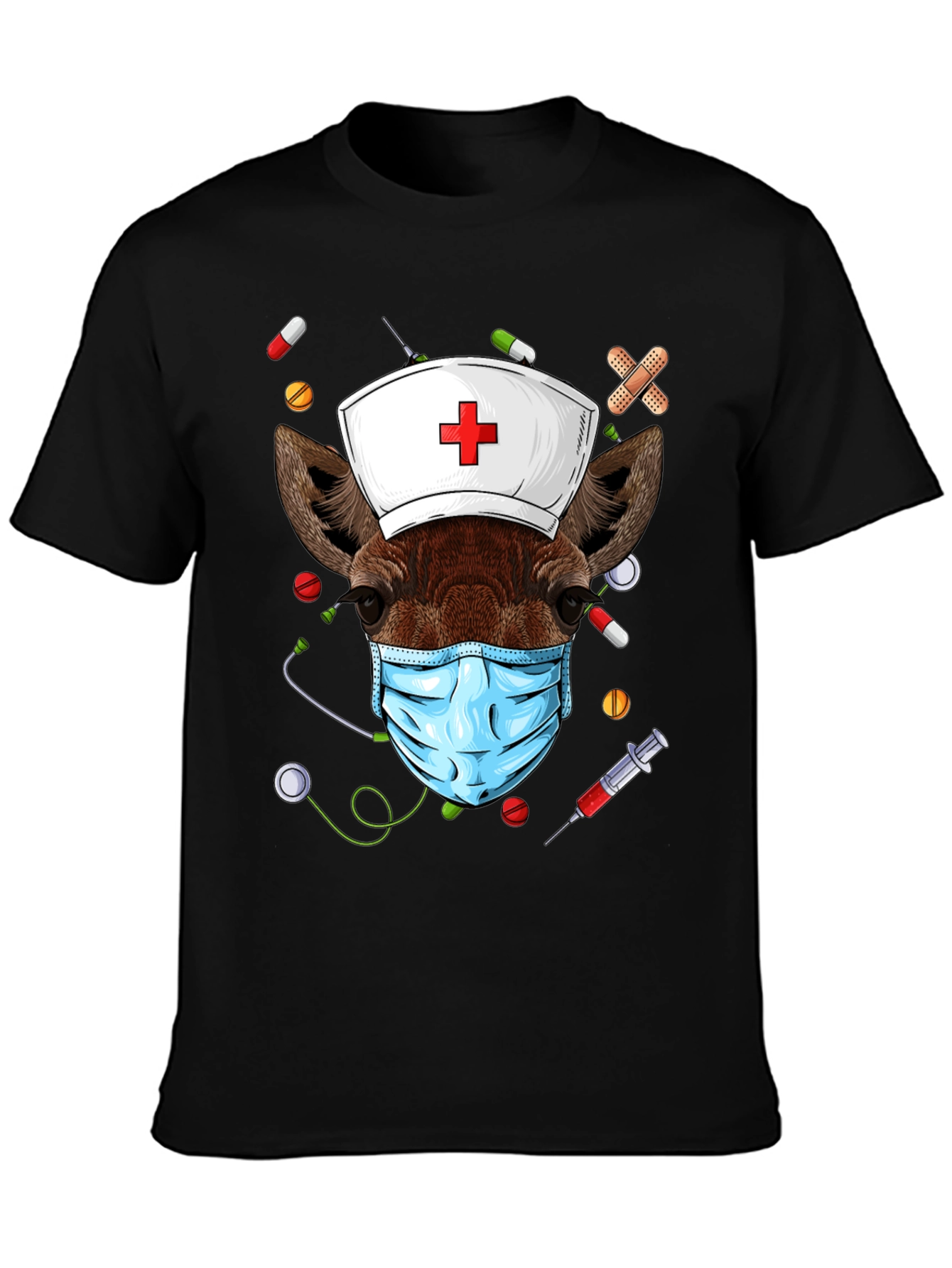 Nurse Giraffe T-Shirt