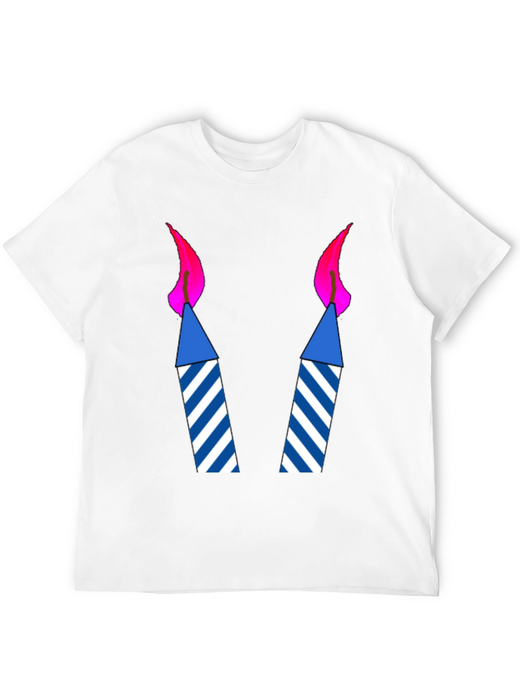 Birthday Candles Graphic Tee - Celebration Shirt