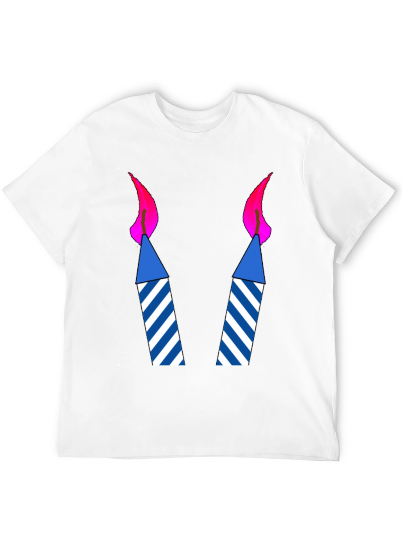 Birthday Candles Graphic Tee - Celebration Shirt