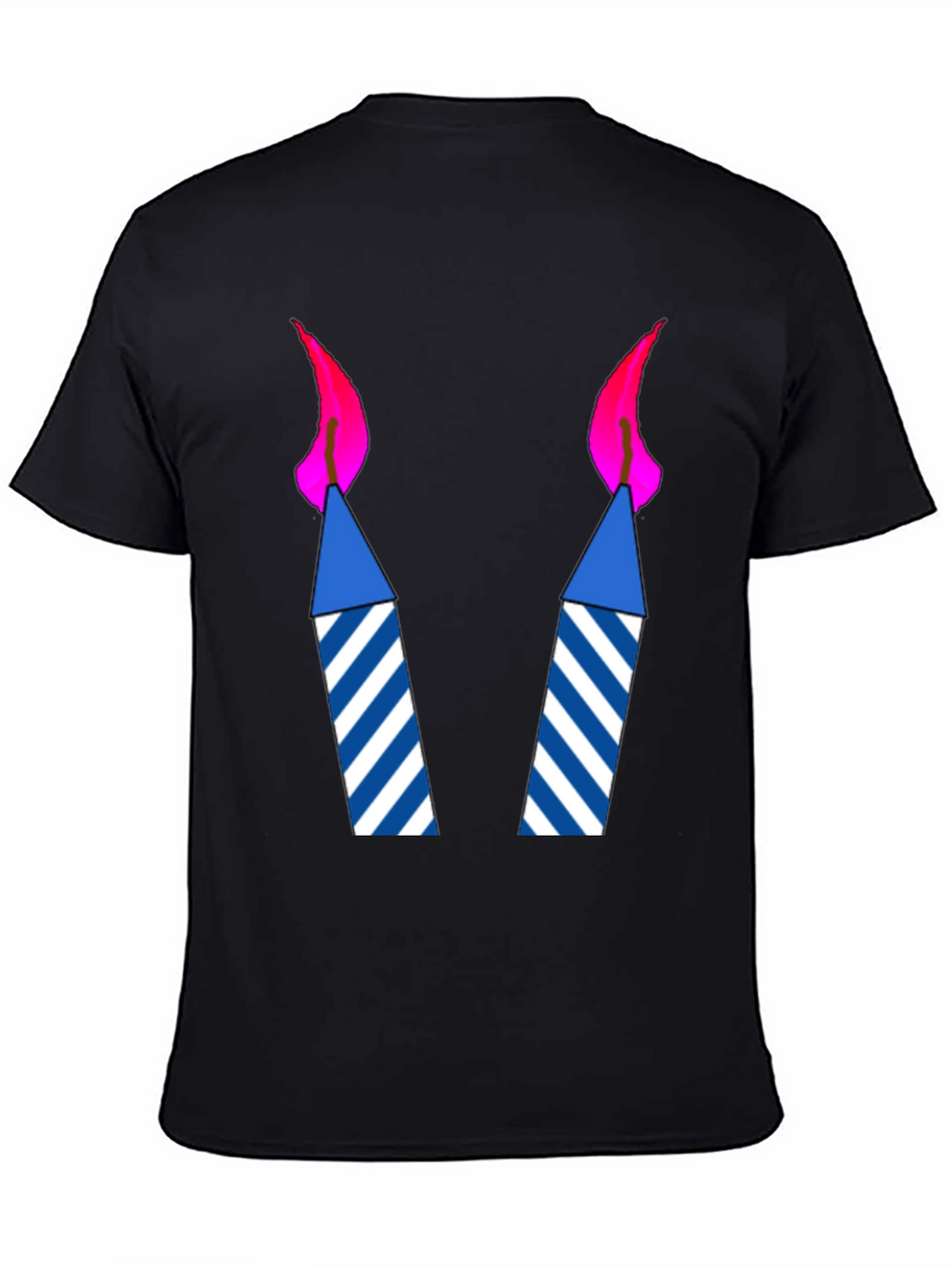 Birthday Candles Graphic Tee - Celebration Shirt