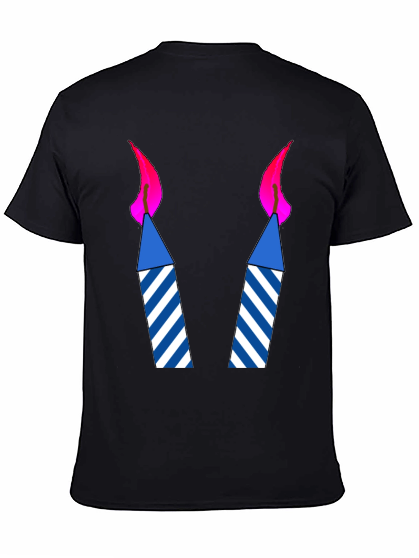 Birthday Candles Graphic Tee - Celebration Shirt
