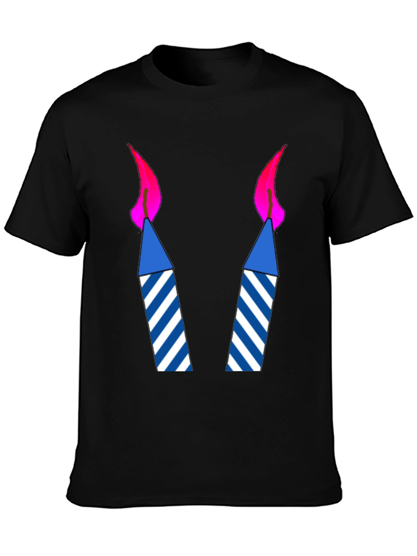 Birthday Candles Graphic Tee - Celebration Shirt