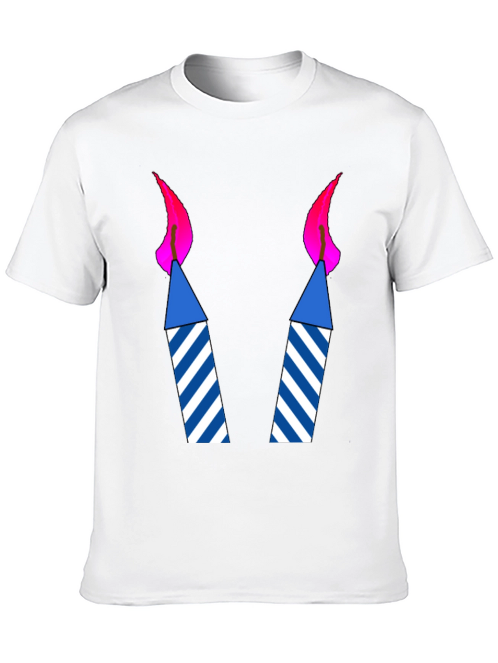 Birthday Candles Graphic Tee - Celebration Shirt