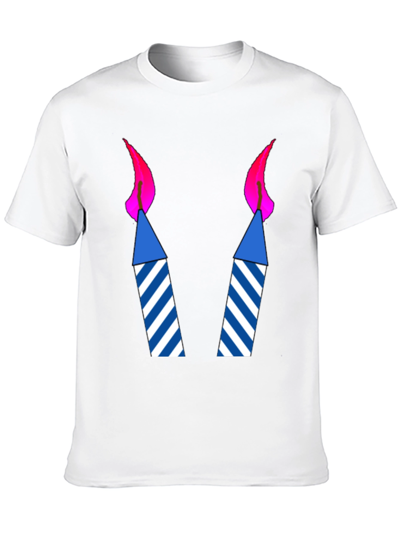 Birthday Candles Graphic Tee - Celebration Shirt