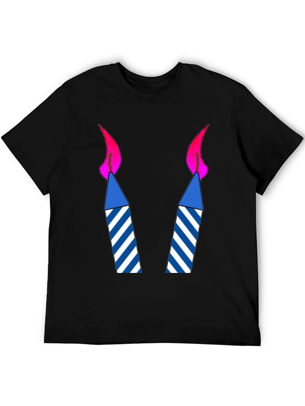 Birthday Candles Graphic Tee - Celebration Shirt