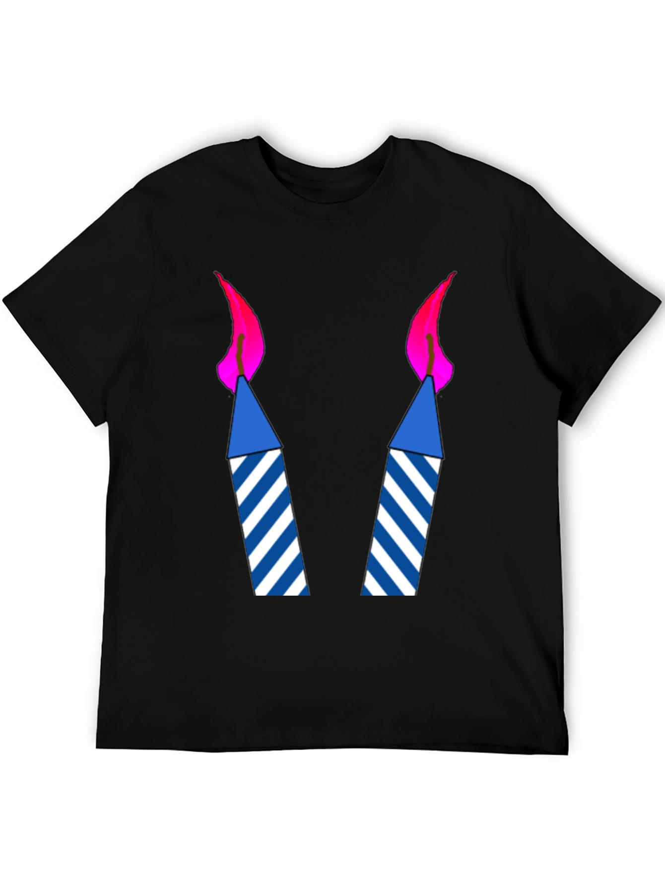 Birthday Candles Graphic Tee - Celebration Shirt