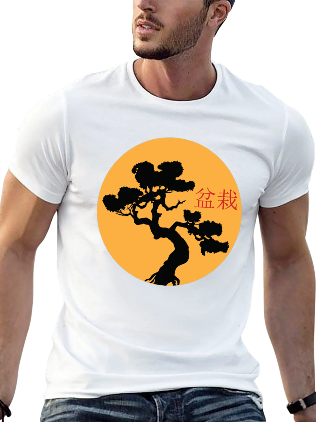 Bonsai Tree Graphic Tee - Zen Style