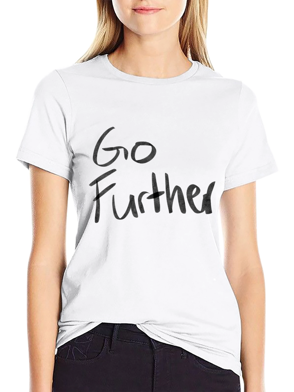Go Further Black T-Shirt