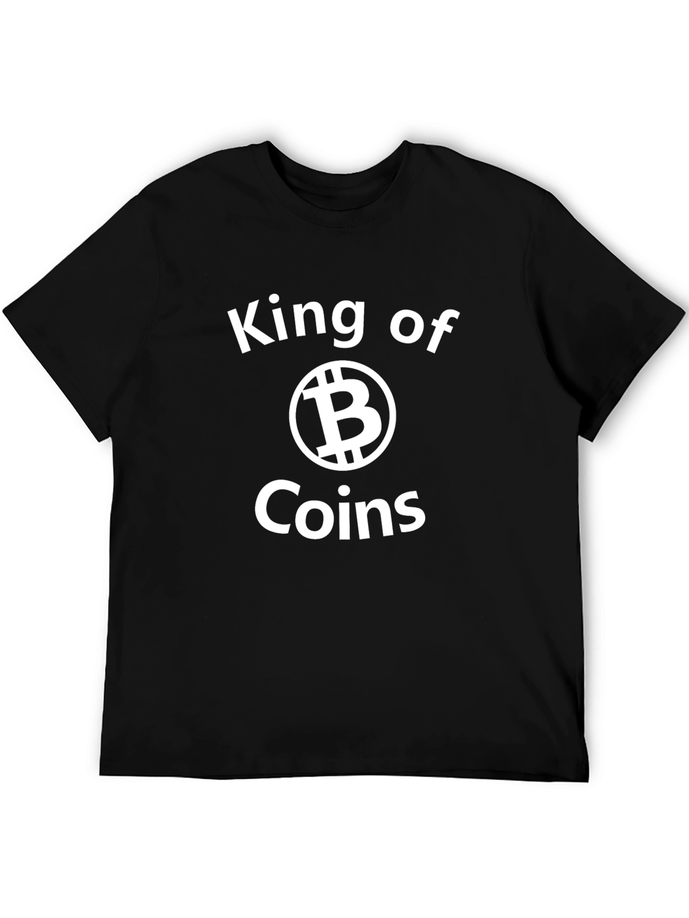 King of Coins Bitcoin Graphic T-Shirt