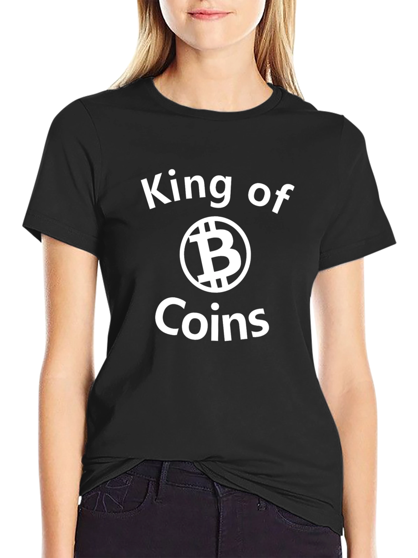 King of Coins Bitcoin Graphic T-Shirt