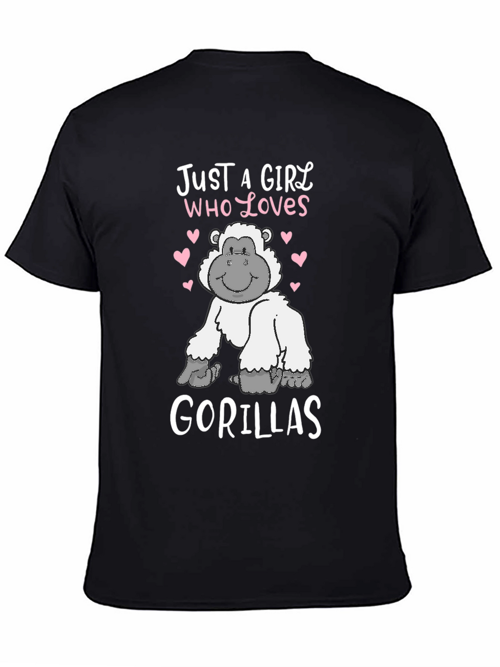 Just a Girl Who Loves Gorillas T-Shirt